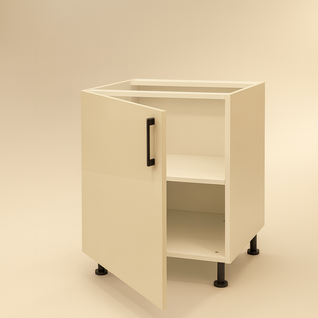 CORP BUCATARIE 600MM CHIUVETA 1 USA MDF KASHMIR CREM