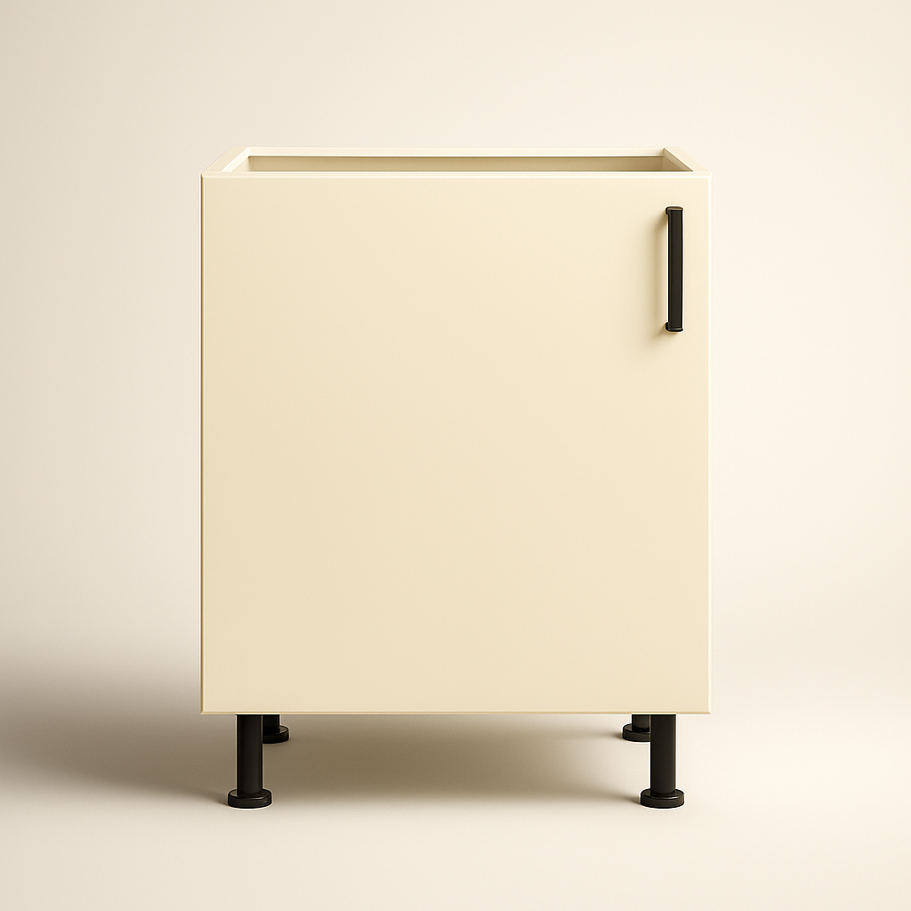 CORP BUCATARIE 600MM CHIUVETA 1 USA MDF KASHMIR CREM