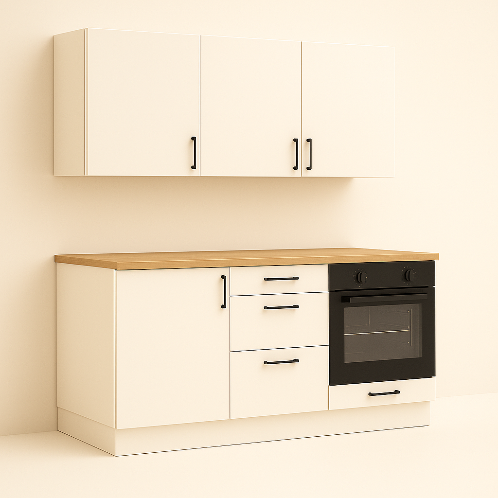 SET BUCATARIE KASHMIR CREM LUCIOS 1.8 METRI